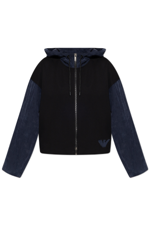 Kenzo Hoodie with shimmering appliqués | Women's Clothing